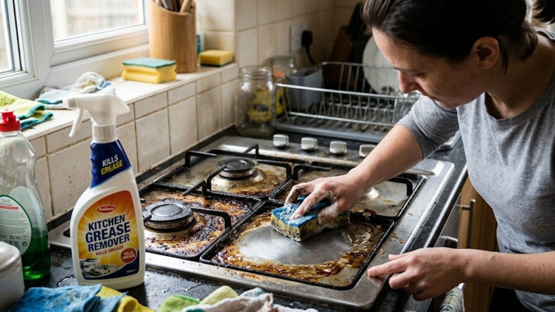 Step-by-Step Method to Remove Stubborn Kitchen Grease