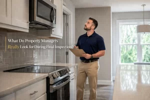 What Do Property Managers Really Look for During Final Inspection